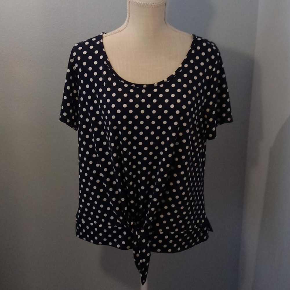 Polka dot blouse
